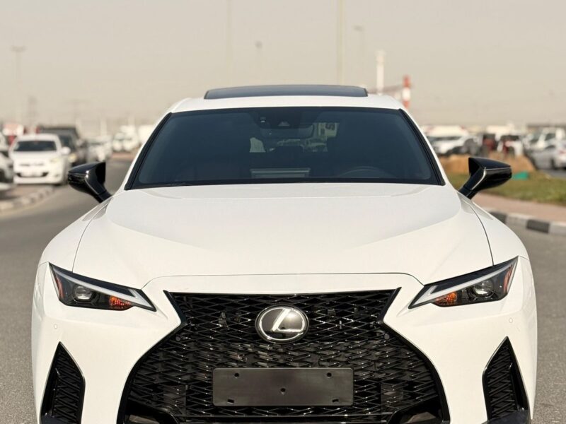 2025 LEXUS IS 350 F-SPORT 3.5 Litres V6 Engine White Black Sedan USA Specs