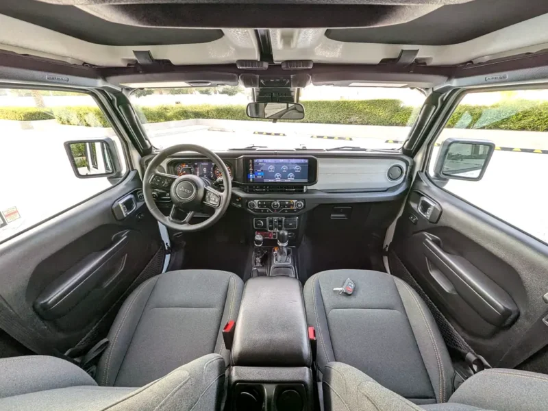 2024 JEEP WRANGLER SPORT 2.0L V4 White Black SUV IN EXCELLENT CONDITION