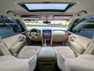 2017 Nissan Patrol SE 6 Cylinder Petrol Engine White Beige SUV GCC Specs