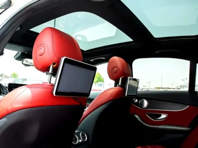 2017 Mercedes-Benz C-Class C43 AMG 6 Cylinders Engine White Red Sedan