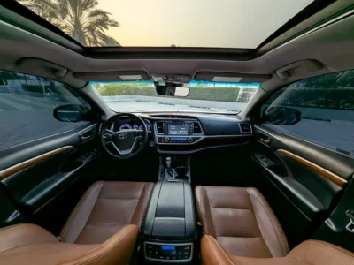 2019 TOYOTA HIGHLANDER LIMITED 3.5 Litres V6 Hybrid Engine Grey Brown SUV