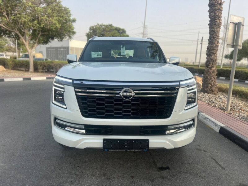 2025 NISSAN PATROL LE TITANIUM+ 3.5L V6 Twin Turbo White Red SUV GCC