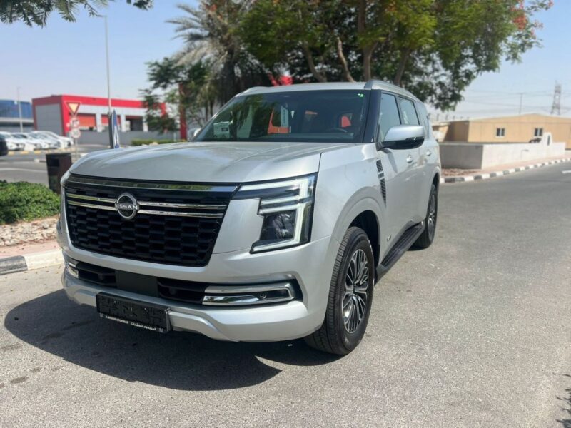 2025 Nissan Patrol LE TITANIUM PLUS 3.5L V6 Twin Turbo Silver Tan SUV GCC