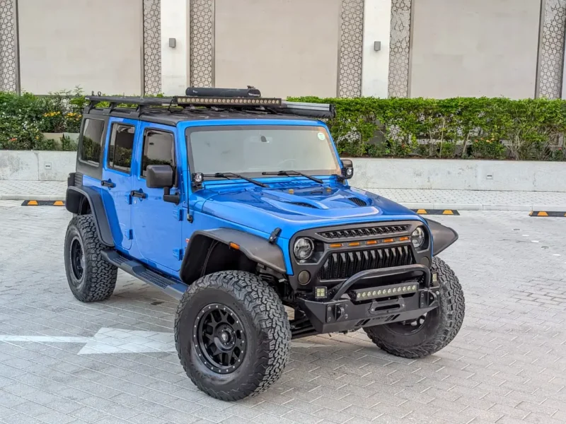 2015 Jeep Wrangler Unlimited 1941 Edition 6 Cylinders Engine Blue Black SUV GCC