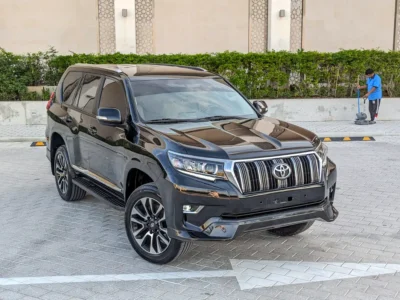 2023 Toyota Prado TXL V4 2.7L Black Beige SUV GCC IN EXCELLENT CONDITION