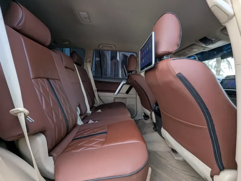 2019 TOYOTA PRADO GCC Specs V4 Petrol Engine 2.7 Litres Black Brown SUV