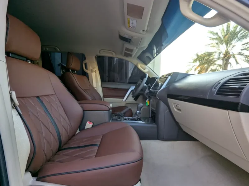 2019 Toyota Prado TXL V4 2.7L Black Brown SUV GCC IN EXCELLENT CONDITION