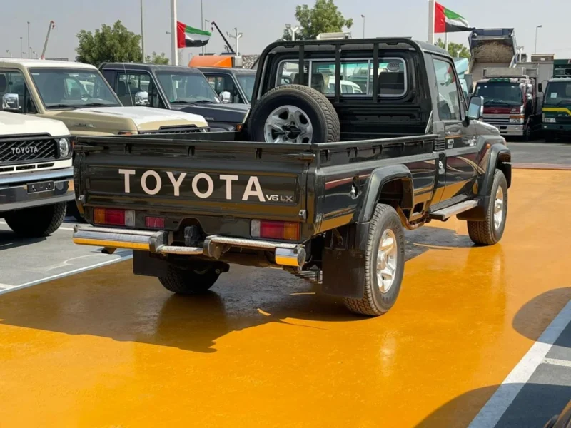 2021 Toyota Land Cruiser Pick Up Std 4.0L 6 Cylinders Single Cab Utility 4WD Green Brown