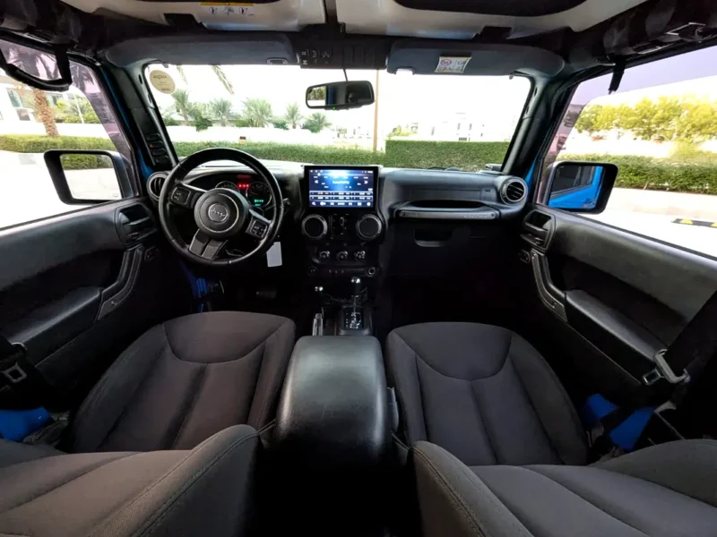 2015 Jeep Wrangler Unlimited 1941 Edition 6 Cylinders Engine Blue Black SUV GCC