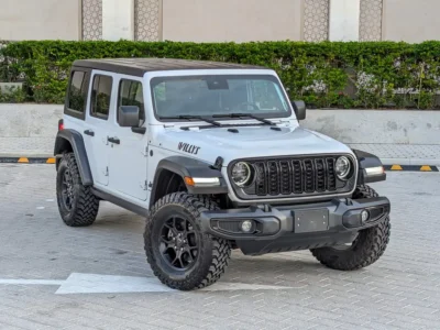 2024 JEEP WRANGLER SPORT 2.0L V4 White Black SUV IN EXCELLENT CONDITION