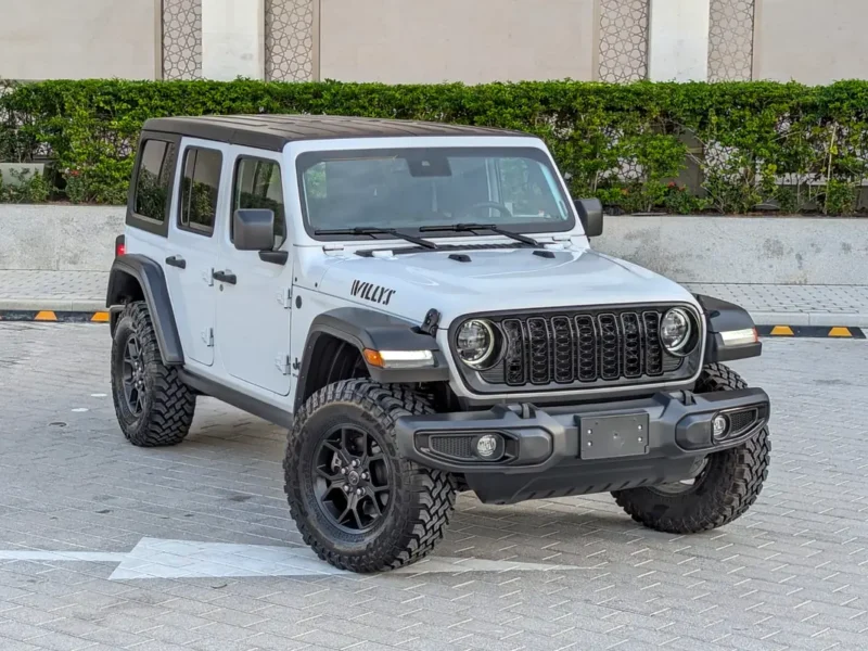 2024 JEEP WRANGLER SPORT 2.0L V4 White Black SUV IN EXCELLENT CONDITION