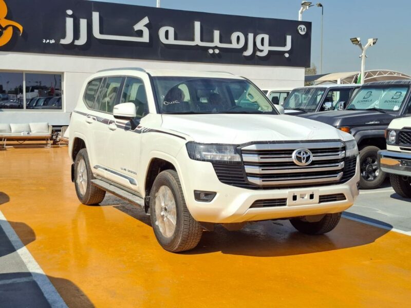 2025 Toyota Land Cruiser GXR 3.5 Litres 6 Cylinders Petrol Engine White Beige SUV GCC