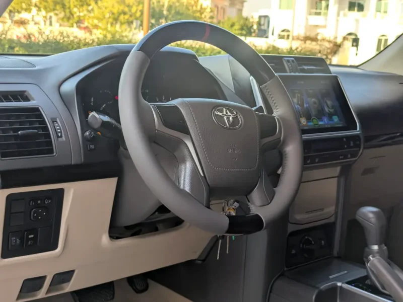 2019 Toyota Prado TXL V4 2.7L Black Brown SUV GCC IN EXCELLENT CONDITION