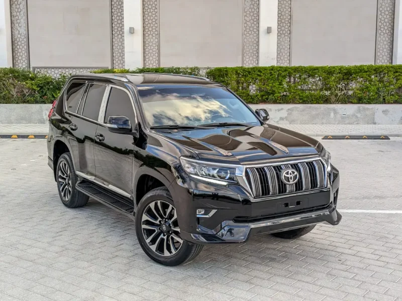 2019 TOYOTA PRADO GCC Specs V4 Petrol Engine 2.7 Litres Black Brown SUV