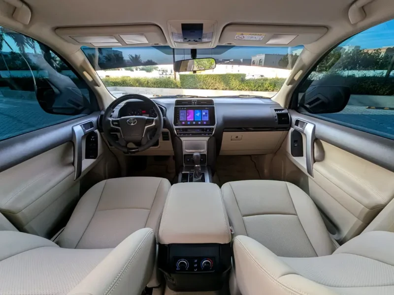 2023 Toyota Prado TXL V4 2.7L Black Beige SUV GCC IN EXCELLENT CONDITION