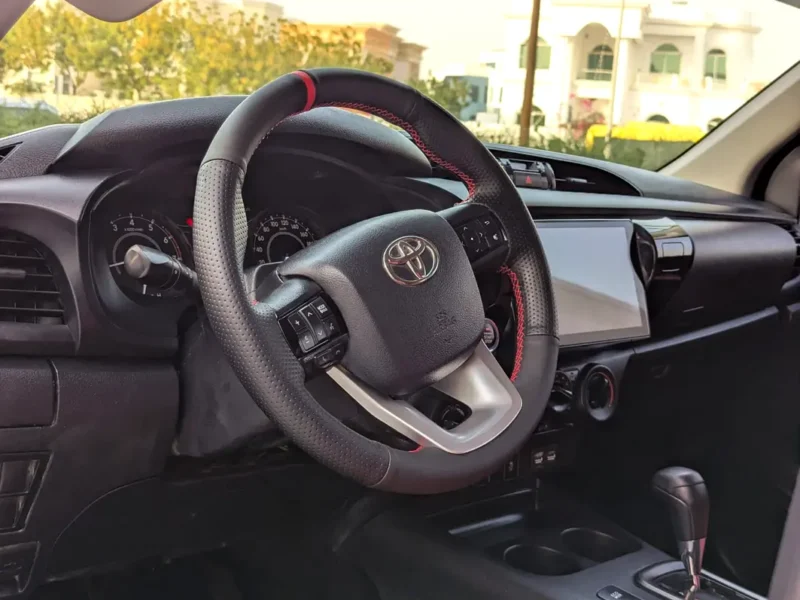 2017 TOYOTA HILUX FACELIFTED 2025 ADVENTURE GCC V4 2.7L Black Red Pick UP