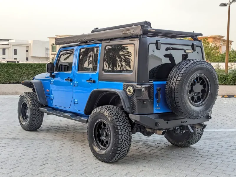2015 Jeep Wrangler Unlimited 1941 Edition 6 Cylinders Engine Blue Black SUV GCC