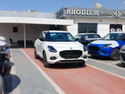2025 Suzuki SWIFT GLX 1. 2 Litres 4 Cylinders Petrol Engine White Black Hatchback