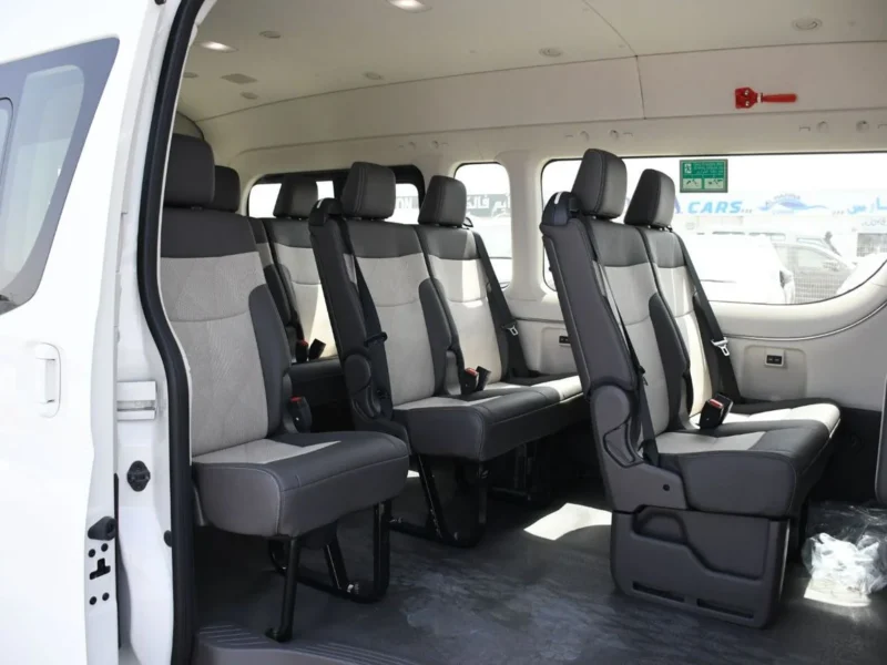 2025 Toyota Hiace GL -High Roof Commuter 3.5L 6 Cylinders MT White Grey