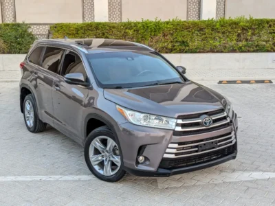 2019 TOYOTA HIGHLANDER LIMITED 3.5 Litres V6 Hybrid Engine Grey Brown SUV