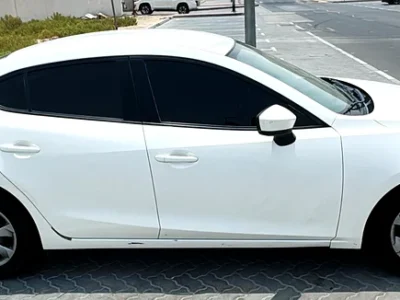 2019 Mazda 3 Other 4 Cylinder Petrol Engine White Beige Sedan GCC Specs