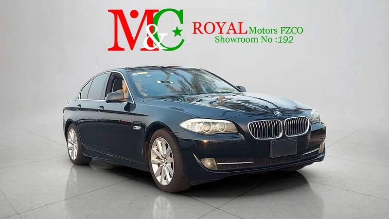 2010 BMW 5-Series 528i 6 Cylinder Petrol Engine Black Beige Sedan