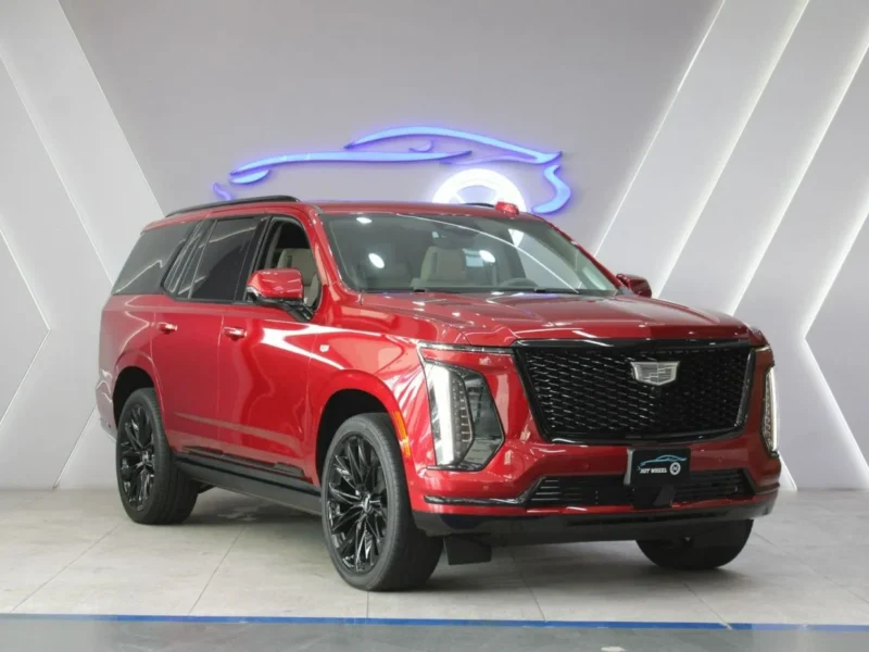 2026 Cadillac Escalade Sport Platinum 6.2L V8 Engine Red White SUV AWD