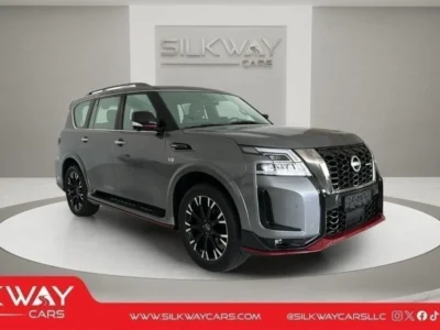 2024 Nissan Patrol NISMO 8 Cylinders Petrol Engine Grey Red SUV GCC Specs