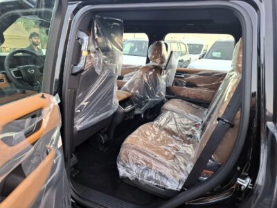 2025 Nissan Patrol 3.5 Litres V6 Twin-Turbo Petrol Engine Black Tan SUV