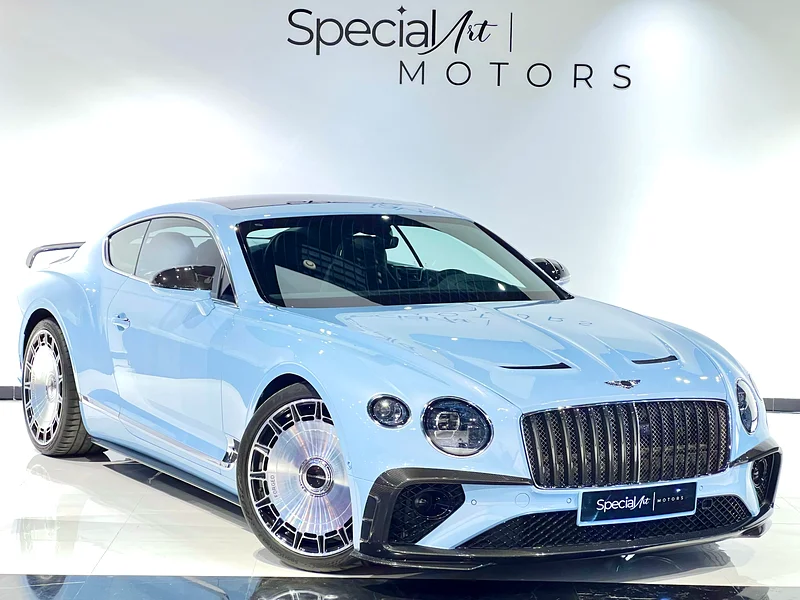 2023 BENTLEY CONTINENTAL GT V8 ORIGINAL MANSORY Blue Black Coupe