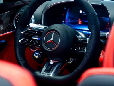 2022 Mercedes-Benz SL-Class SL 63 AMG 8 Cylinder Petrol Engine Grey Red Convertible