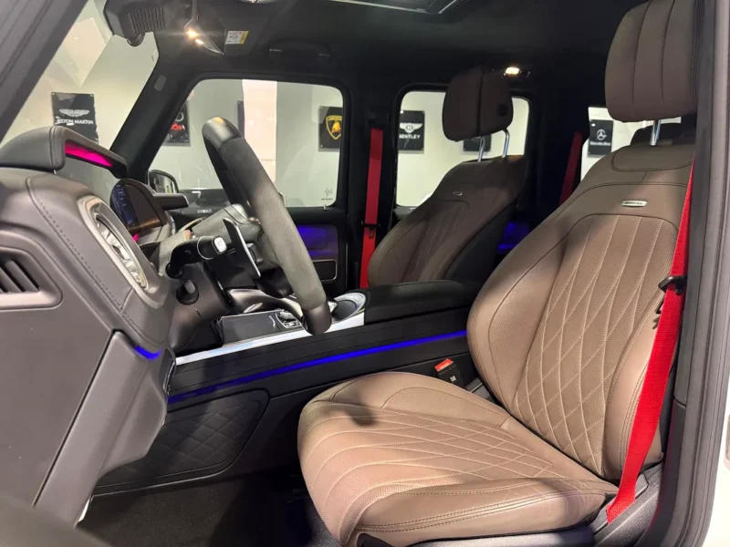 2024 Mercedes-Benz G-Class G 63 AMG 8 Cylinders Engine White Brown SUV