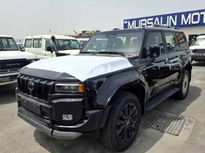 2025 Toyota Prado Luxury 2.4L Turbocharged 4-cylinder Petrol Engine Black SUV