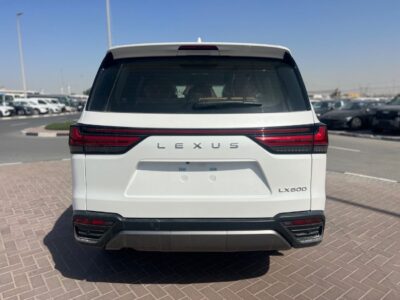 2025 Lexus LX 600 Signature 3.5 Litres 6 Cylinders Engine White Tan SUV GCC Specs