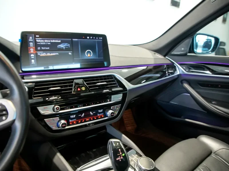 2023 BMW 5-Series 530i M Sport 4 Cylinders Petrol Engine Grey Black Sedan