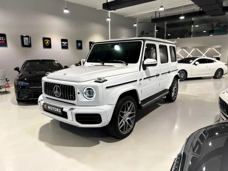 2024 Mercedes-Benz G-Class G 63 AMG 8 Cylinders Engine White Brown SUV