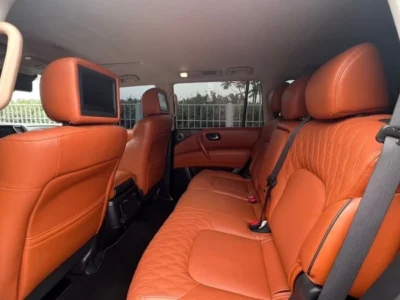 2021 Nissan Patrol LE PLATINUM 6 Cylinders Petrol Engine Grey Orange SUV GCC Specs