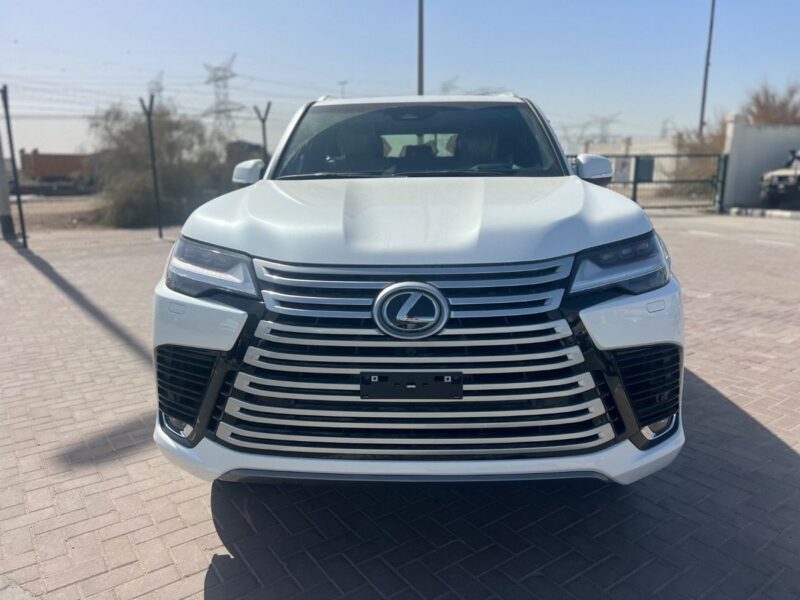 2025 Lexus LX 600 Signature 3.5 Litres 6 Cylinders Engine White Tan SUV GCC Specs