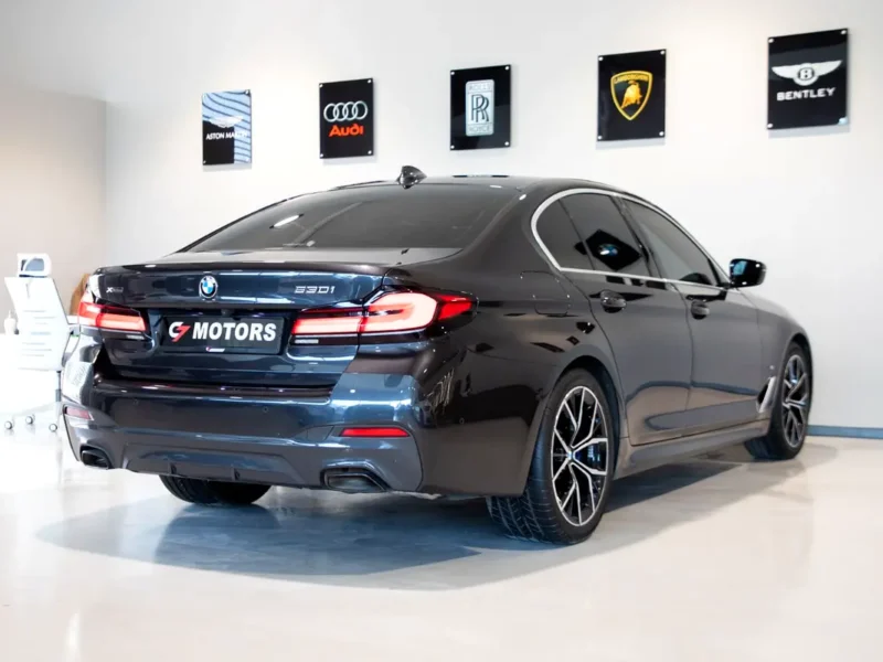 2023 BMW 5-Series 530i M Sport 4 Cylinders Petrol Engine Grey Black Sedan