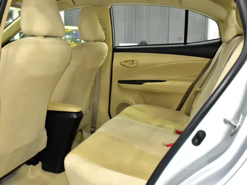 2022 Toyota Yaris S 4 Cylinder Petrol Engine Silver Beige Sedan GCC Specs