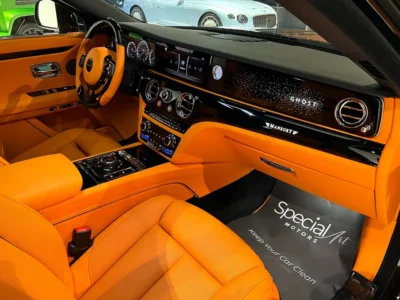 2021 Rolls-Royce Ghost Mansory Black Badge 12 Cylinders Engine Black Orange Sedan