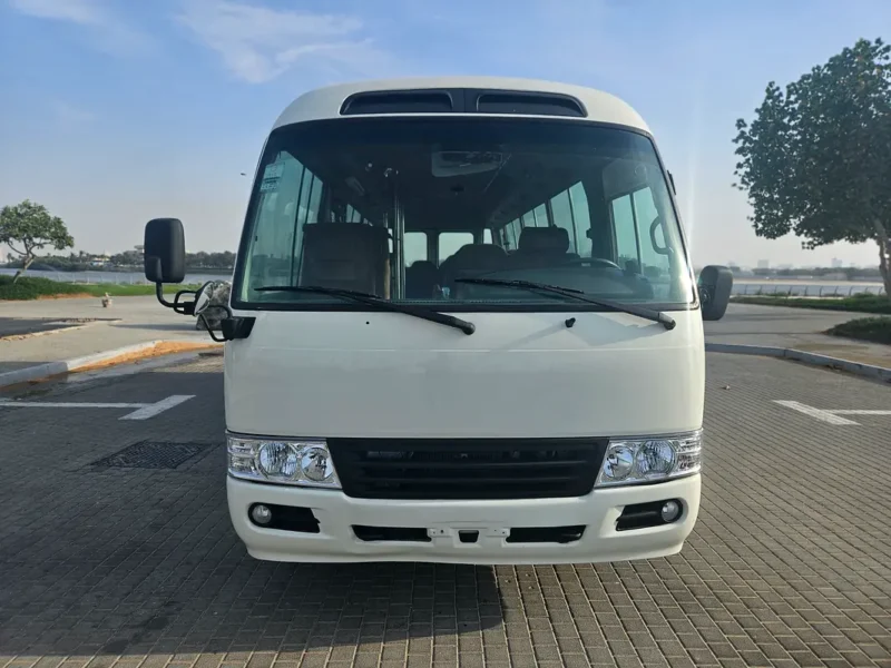 2008 Toyota Coaster Other 4 Cylinders Diesel Engine White Brown Van Manual