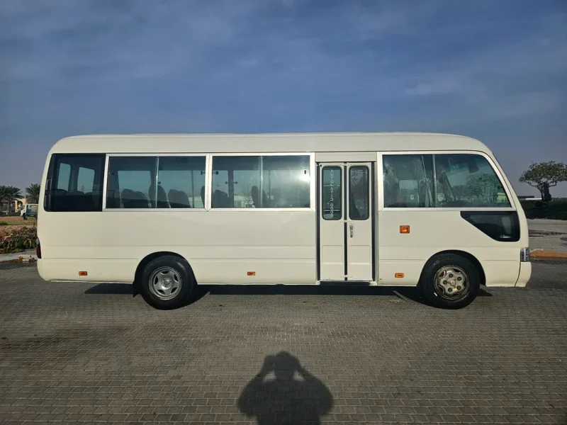 2008 Toyota Coaster Other 4 Cylinders Diesel Engine White Brown Van Manual