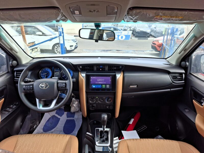 2025 Toyota Fortuner EXR 2.7L 4 Cylinders Engine Black Tan SUV Petrol