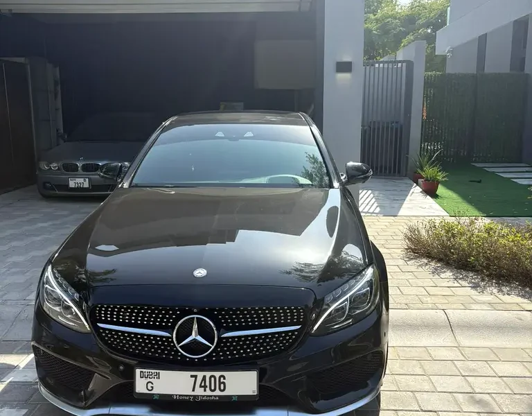 2016 Mercedes-Benz C-Class C450 4MATIC 6 Cylinders Engine Black Red Sedan