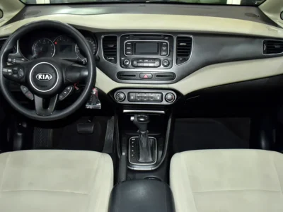 2016 Kia Carens EX 4 Cylinder Petrol Engine White Beige Crossover GCC