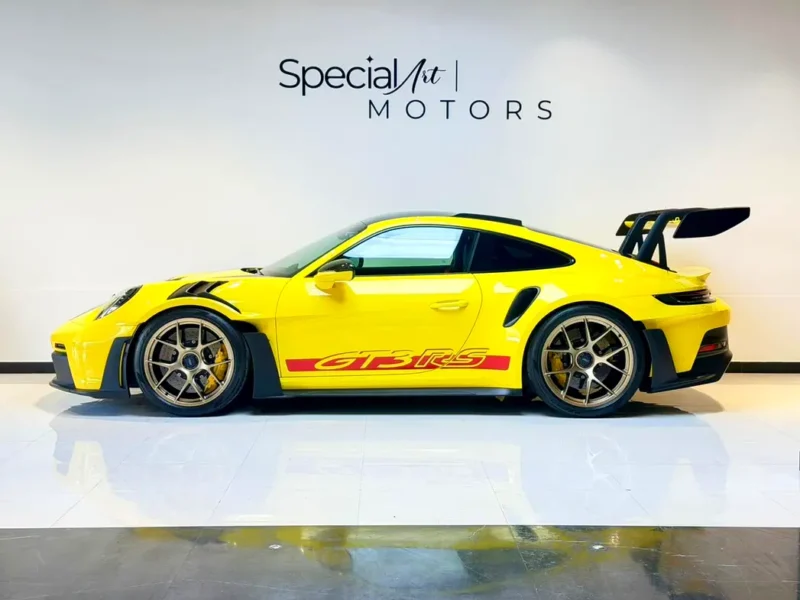 2023 Porsche Carrera / 911 GT3 RS 6 Cylinders Yellow Black Coupe WEISSACH PACKAGE