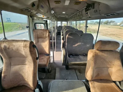 2008 Toyota Coaster Other 4 Cylinders Diesel Engine White Brown Van Manual