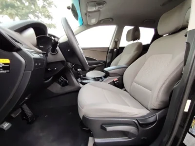 2016 Hyundai Santa Fe Sport 4 Cylinders Petrol Engine Black Beige SUV US Specs Clean Title