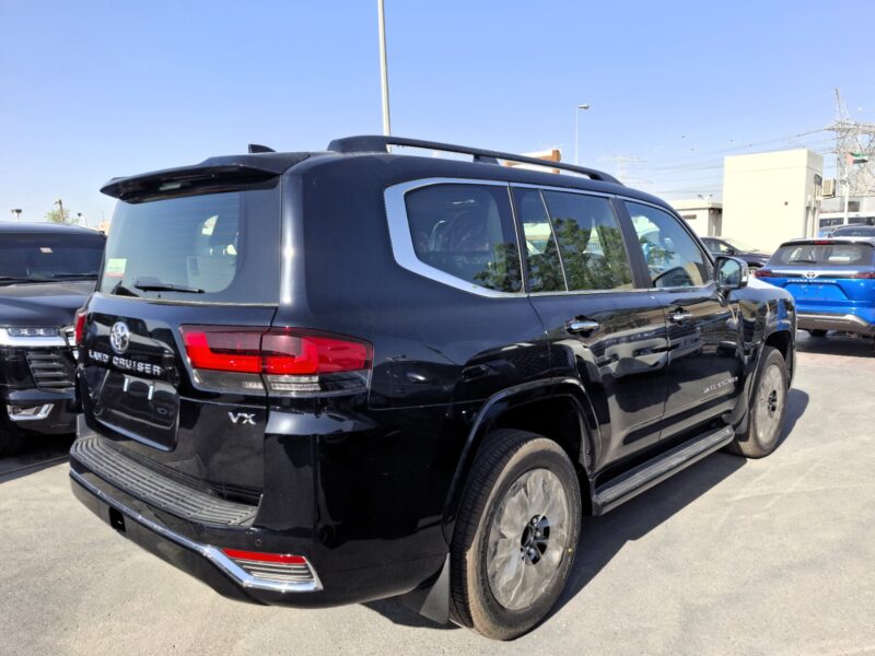 2024 Toyota Landcruiser VX Plus 3.5L TWIN TURBO, 6 CYLINDER Black SUV Petrol